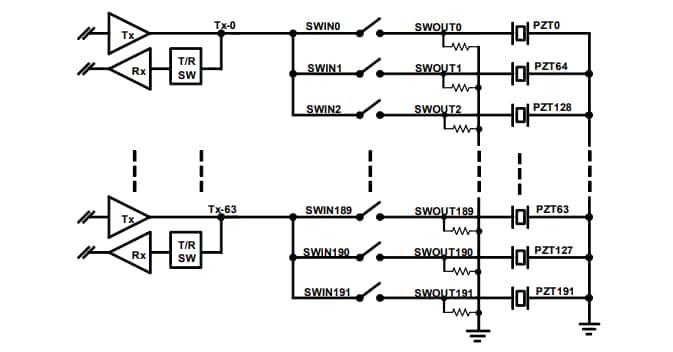 Application Circuit Diagram - Monolithic Power Systems (MPS) MP4833A High-Voltage Analog Switch
